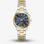 Guess Ladies Birdie Two Colour Blue Dial Bracelet Watch GW1031L3