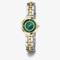 Guess Ladies Leena Two Colour Green Dial Crystal Bracelet Watch GW0994L3