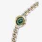 Guess Ladies Leena Two Colour Green Dial Crystal Bracelet Watch GW0994L3