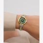 Guess Ladies Leena Two Colour Green Dial Crystal Bracelet Watch GW0994L3