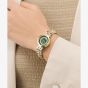 Guess Ladies Leena Two Colour Green Dial Crystal Bracelet Watch GW0994L3
