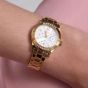 Guess Ladies Piper Rose Gold Plated White Dial Watch GW0413L3