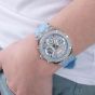 Guess Heiress Blue Rubber Strap Watch GW0407L1