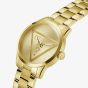 Guess Mens Badge Gold Tone Trademark Dial Watch GW0782G1