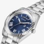 Guess Mens Connoisseur Silver Blue Dial Watch GW0265G7