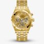 Guess Mens Continental Gold Tone Watch GW0260G4