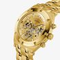 Guess Mens Continental Gold Tone Watch GW0260G4