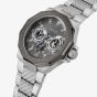 Guess Mens Indy Silver Textured Bezel Watch GW0636G1