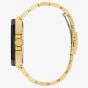 Guess Mens Indy Gold Tone Textured Bezel Watch GW0636G2