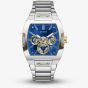 Guess Mens Phoenix Silver & Blue Watch GW0456G5