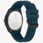 Guess Mens Neo Black Dial Blue Rubber Strap Watch GW1065G3