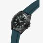 Guess Mens Neo Black Dial Blue Rubber Strap Watch GW1065G3