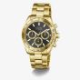 Guess Mens Arthur Gold Tone Chronograph Bracelet Watch GW1058G2