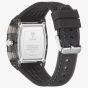Guess Mens Phoenix Skeleton Dial Black Rubber Strap Watch GW0499G14