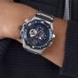 Guess Mens Exposure Blue Dial Chronograph Watch GW0324G1