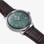 Orient Mens Bambino Mint Green Dial Leather Strap Watch RA-AC0023E