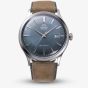 Orient Mens Bambino Blue Dial Leather Strap Watch RA-AC0P03L