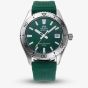 Orient Mens Mako 40 Green Dial Rubber Strap Watch RA-AC0Q11E