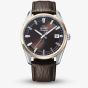 Orient Mens Stretto Brown Dial Leather Strap Watch RA-AC0R03Y