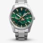 Orient Mens Stretto Sun & Moon Green Dial Bracelet Watch RA-AK0314E
