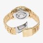 Orient Mens AR00 Semi Skeleton White Dial Gold Tone Bracelet Watch RA-AR0007S