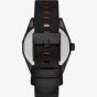 Diesel Mens Scraper Black Leather Strap Watch DZ2175