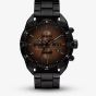 Diesel Mens Spiked Chronograph Brown Dial Watch DZ4691