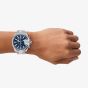 Diesel Mens Mega Chief Blue Chronograph Dial Bracelet Watch DZ4721