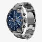 Diesel Mens Spiked Blue Chronograph Dial Bracelet Watch DZ4724