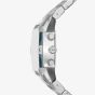Diesel Mens Spiked Cushion Blue Chronograph Dial Bracelet Watch DZ4725