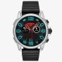 Diesel Mens Full Guard 2.5 Touchscreen Leather Strap Smartwatch DZT2008