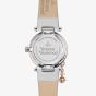 Vivienne Westwood Ladies Orb Pastelle Silver Dial White Leather Strap Watch VV006RSWH