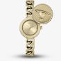 Vivienne Westwood Ladies Orb Gold Button Watch VV323CPGD