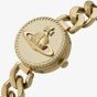 Vivienne Westwood Ladies Orb Gold Button Watch VV323CPGD