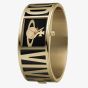 Vivienne Westwood Ladies Belvoir Black & Gold Bangle Watch VV325BKGD