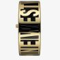 Vivienne Westwood Ladies Belvoir Black & Gold Bangle Watch VV325BKGD