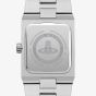 Vivienne Westwood Ladies Brunswick Silver Tone Rectangle Dial Watch VV333LGYSL