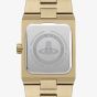 Vivienne Westwood Ladies Brunswick Gold Tone Rectangle Dial Watch VV333LOLGD