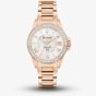 Bulova Ladies Marine Star Rose Gold Plated Watch 98R295