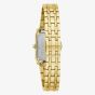 Bulova Sutton Gold Rectangular Watch 9L177