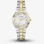 Bulova Ladies Prestige Two-Tone Mother Of Pearl Bracelet Watch 98P234