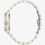 Bulova Ladies Prestige Two-Tone Mother Of Pearl Bracelet Watch 98P234
