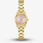 Bulova Ladies Surveyor Gold Tone Pink Dial Watch 97L187