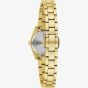 Bulova Ladies Surveyor Gold Tone Pink Dial Watch 97L187