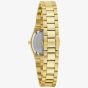 Bulova Ladies Super Seville Mini Gold Tone Bracelet Watch 97L189