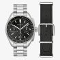 Bulova Lunar Black Pilot Chronograph Watch 96K111
