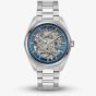 Bulova Surveyor Blue Skeleton Watch 96A292