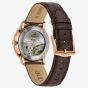 Bulova Classic Hudson Rose Gold Tone Watch 97B225