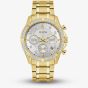Bulova Classic Sutton Gold Tone Diamond Watch 98E113