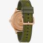 Bulova Mens Special Edition MIL-Ships Green Bronze Watch Dl 98A324
